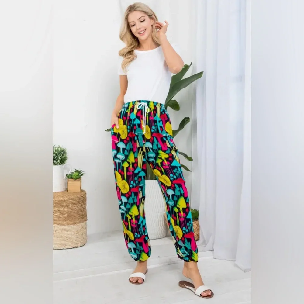 NWOT Mushroom Pants - Picture 1 of 9